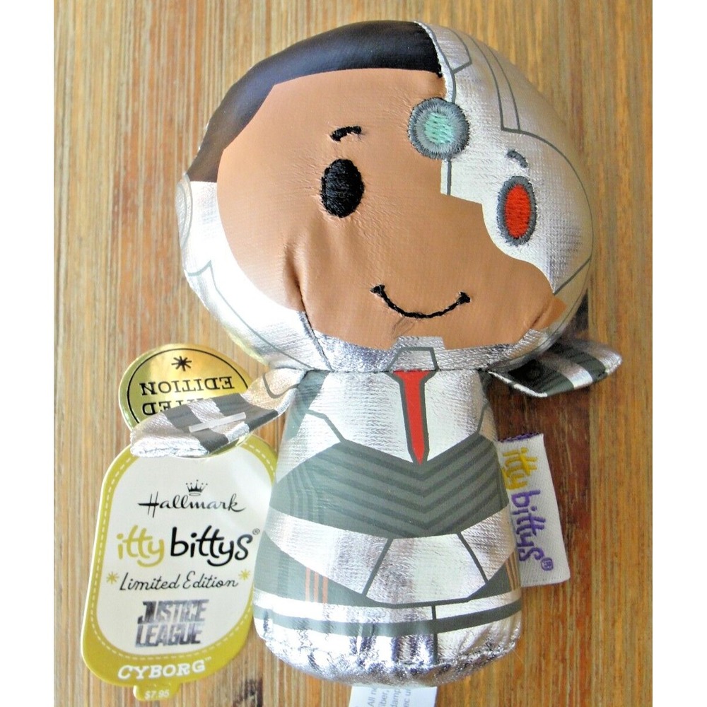 CYBORG Justice League Limited Edition Itty Bitty Itty Bittys‎ Plush Toy NWT